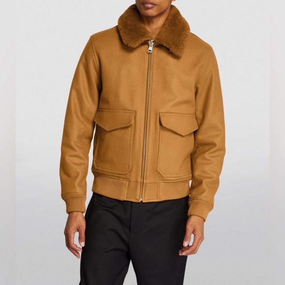 Aviator Wool-Blend Jacket